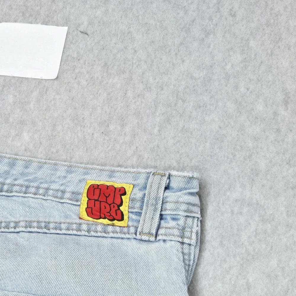 Empyre Men Jeans 32 Light Blue Denim Relaxed Baggy Y2K Skate Grunge READ
